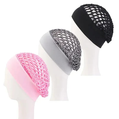 💖Hot 49% OFF🌹🌙 3-Piece Stretchy Wide-Edge Sleeping Cap Set