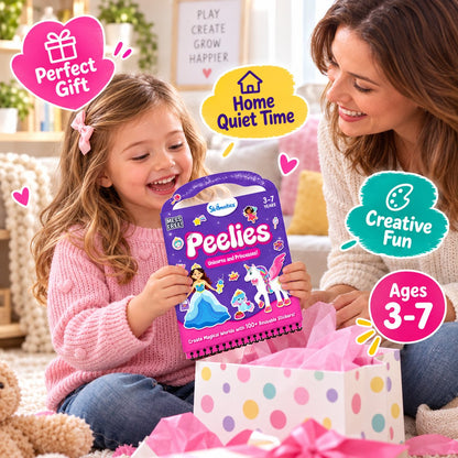 🌈 Reusable Sticker Activity Book — 100+ Stickers for Creative Play