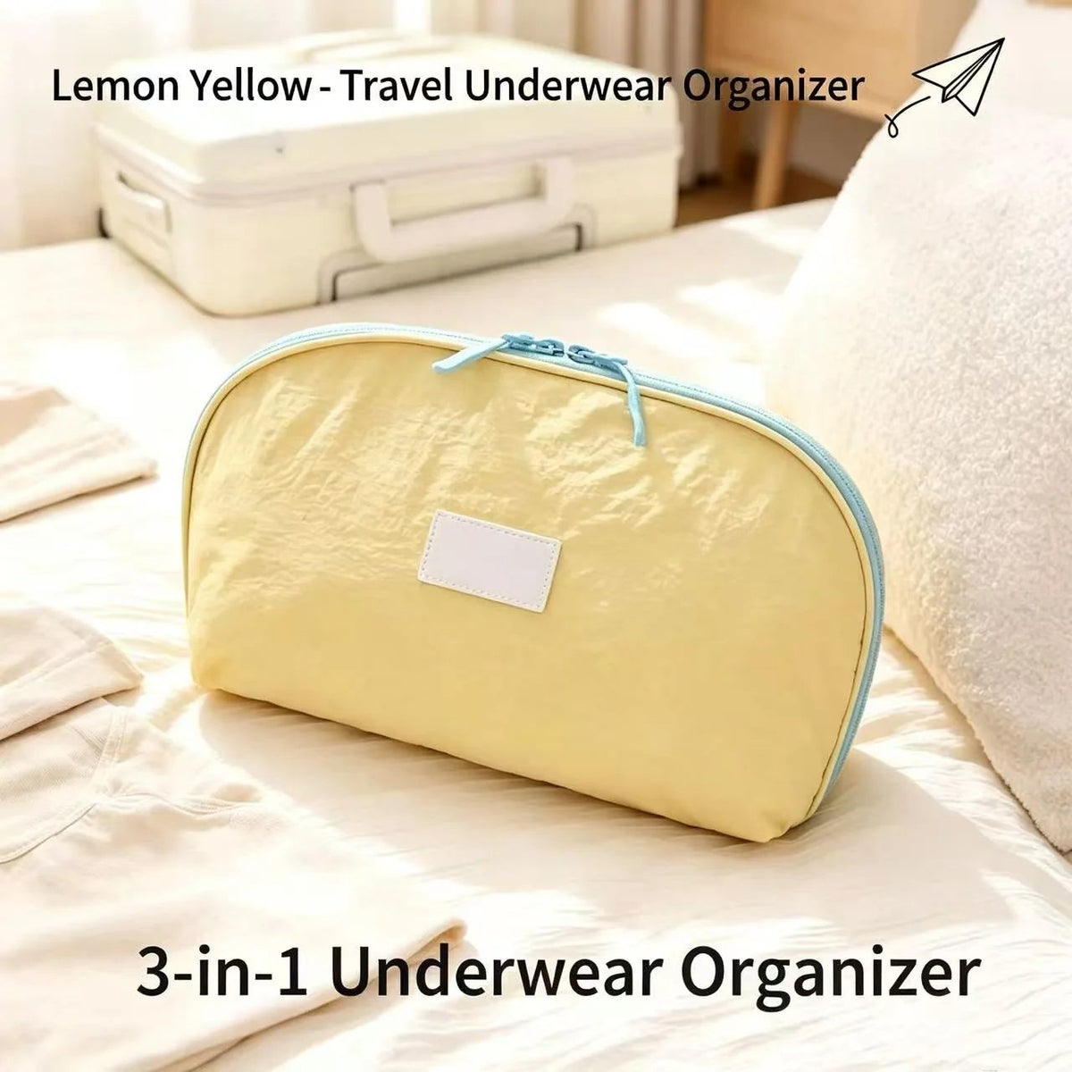 3-in-1 Travel Underwear Storage Bag