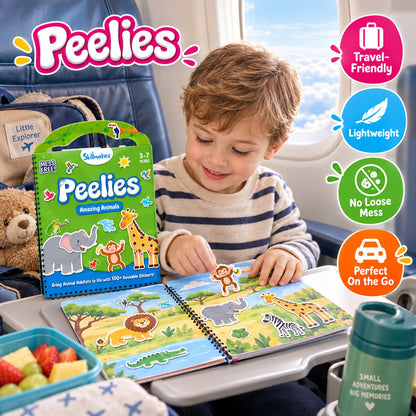 🌈 Reusable Sticker Activity Book — 100+ Stickers for Creative Play