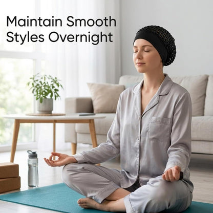 💖Hot 49% OFF🌹🌙 3-Piece Stretchy Wide-Edge Sleeping Cap Set