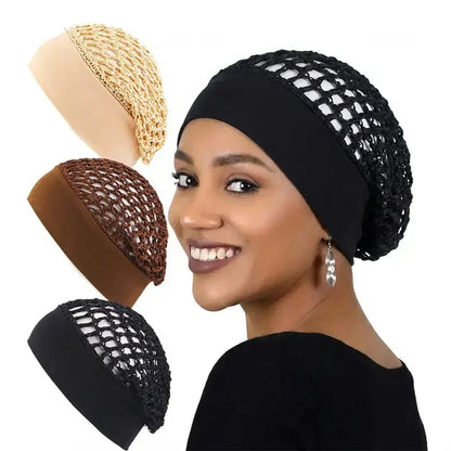 💖Hot 49% OFF🌹🌙 3-Piece Stretchy Wide-Edge Sleeping Cap Set