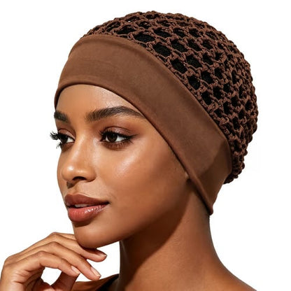 💖Hot 49% OFF🌹🌙 3-Piece Stretchy Wide-Edge Sleeping Cap Set